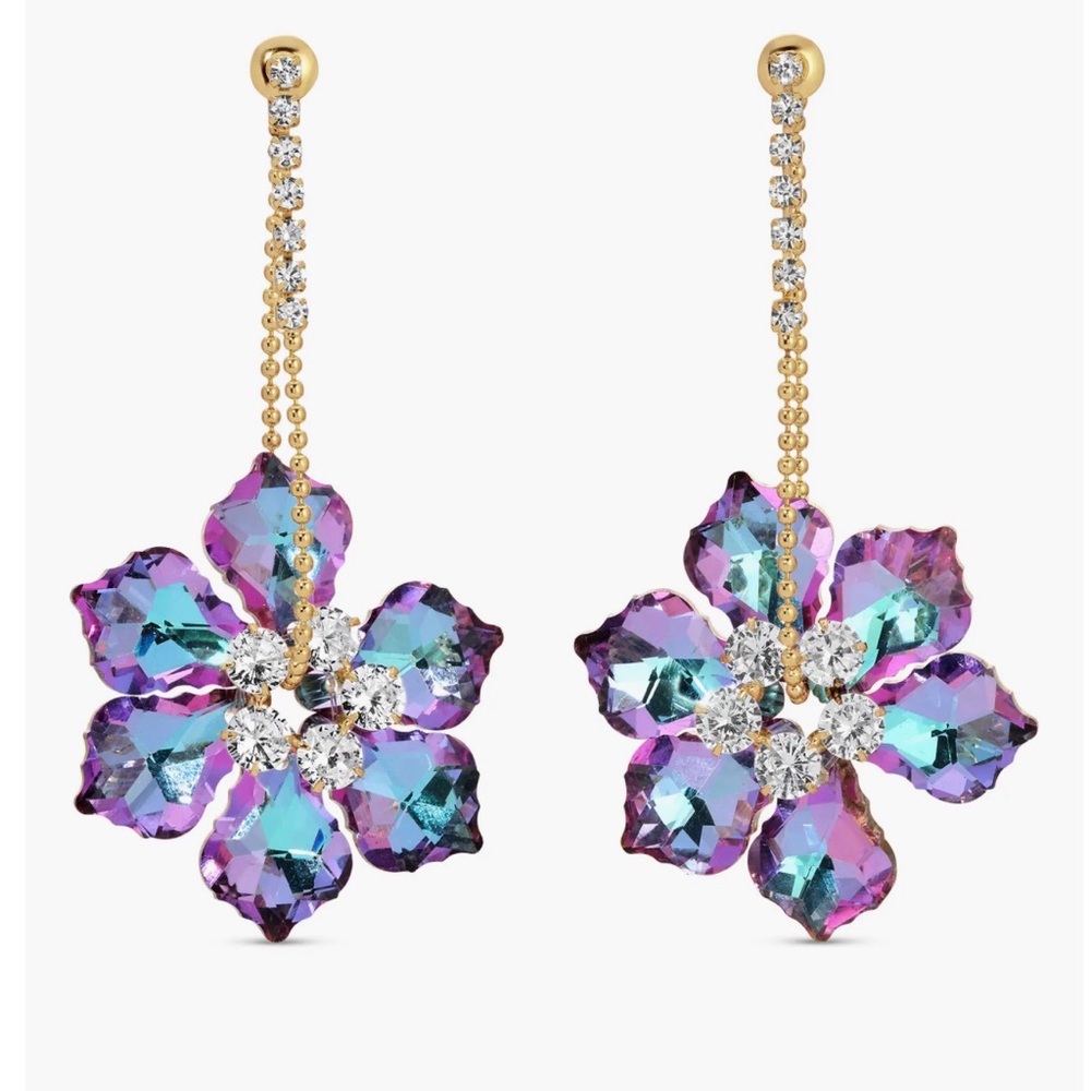 Eye Candy Jia Crystal Statement Drop Earrings